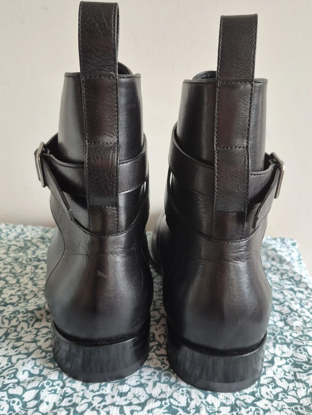 NEW! SAINT LAURENT Leather Boots / US Size 10